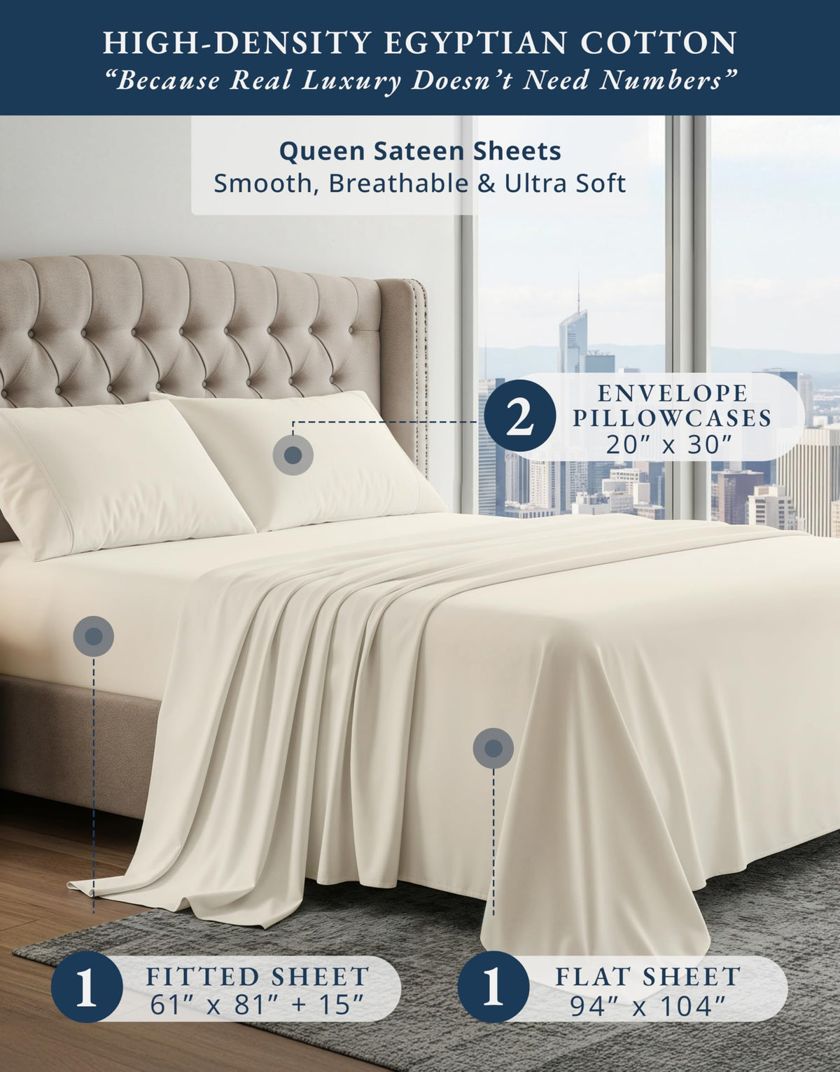 Lane Linen sateen weave close-up shows luxurious softness.