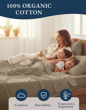 Lane Linen soft sheet surface enhances nighttime comfort.