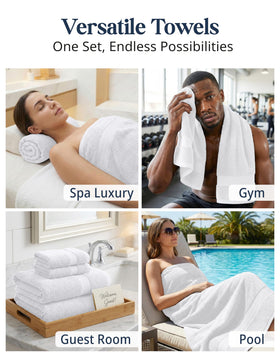 Lane Linen towels displayed in a stylish bathroom setup, elevating decor and daily routines