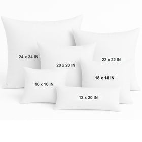 LANE LINEN vacuum-packaged inserts arrive compact and expand to full loft after unpacking.
