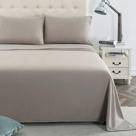 Lanest Housing queen sheet set close-up brushed microfiber for softness and breathability
