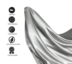 Lanest Housing Silk Satin Sheets king set cooling texture promotes comfortable sleep