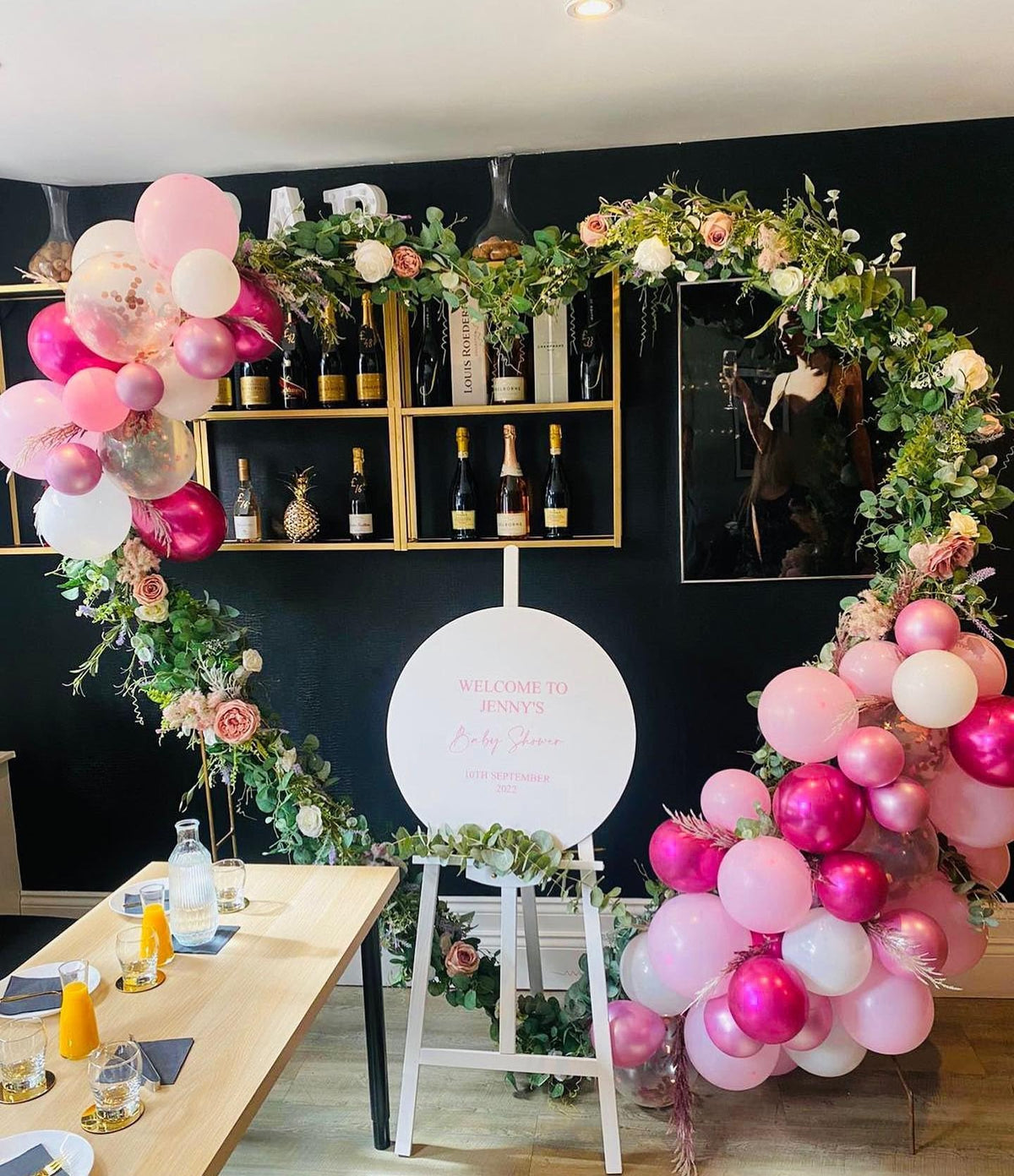 LANGXUN plastic balloon rings help attach decorations neatly
