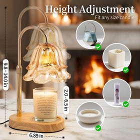 Lanhado dimmable timer lamp highlights adjustable brightness and auto shut-off