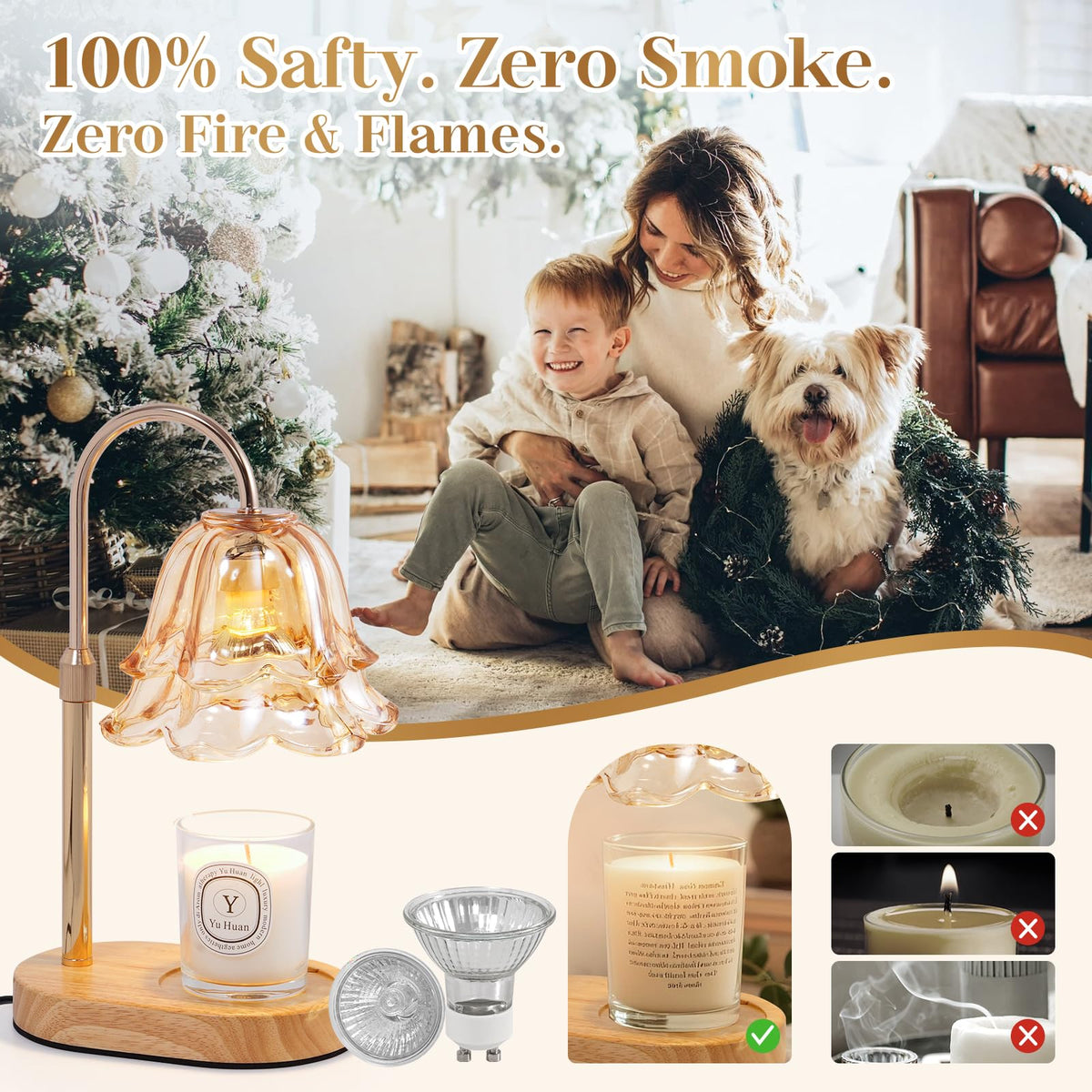 Lanhado glass shade diffuses soft light for cozy ambiance