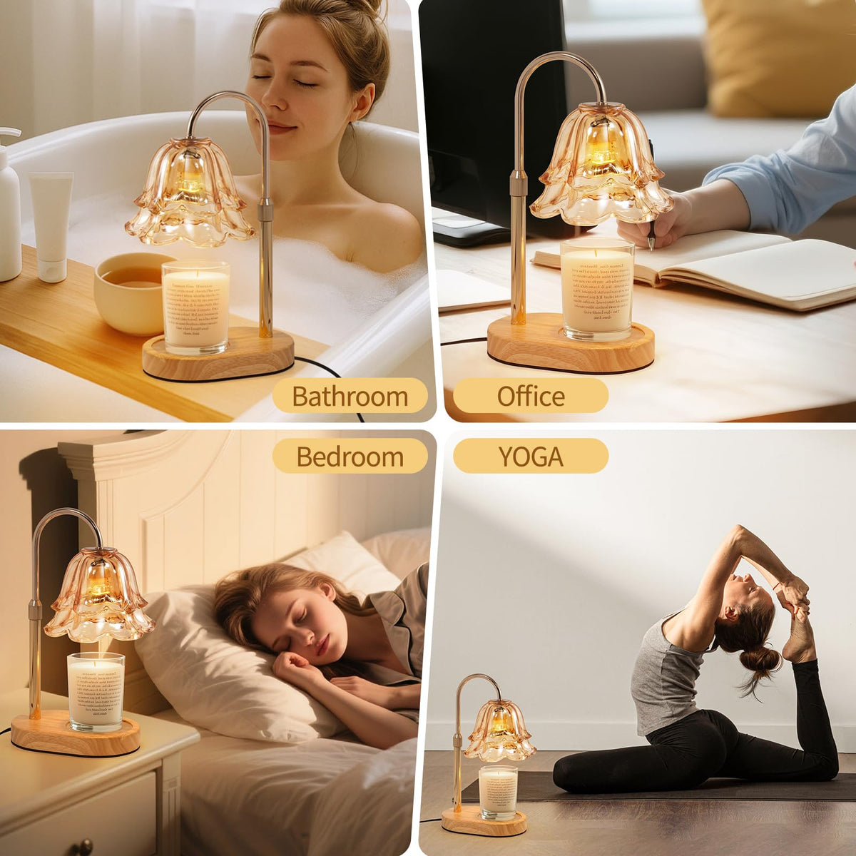 Lanhado safe flame-free design reduces fire risk around kids