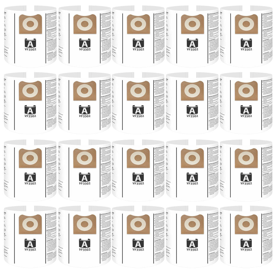 LANROON VF3502 20-pack box view for easy Ridgid vacuum replacement