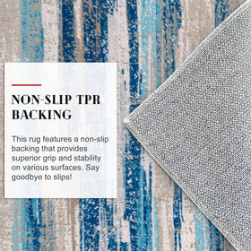 Lansny foldable rug 2x5 fits seasonal styling and versatile placements.