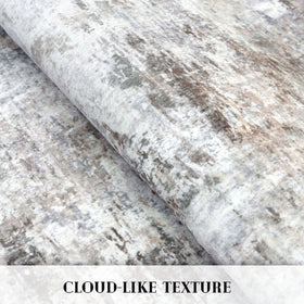 Lansny low-pile durable rug handles daily traffic with ease