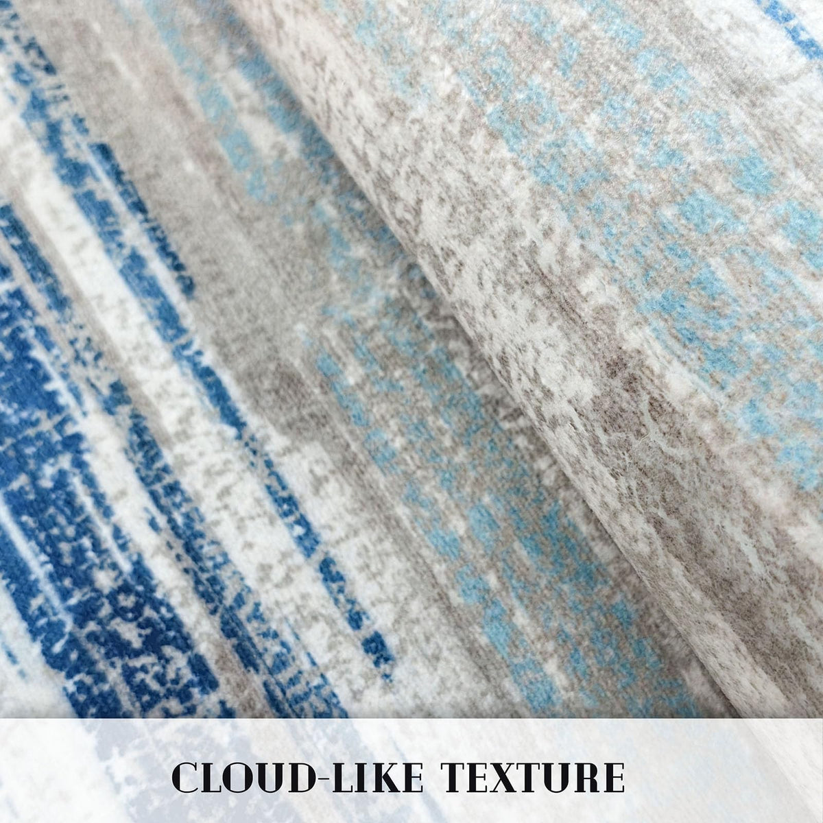 Lansny machine washable rug simplifies cold water cleaning