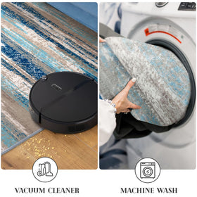 Lansny foldable rug for easy storage and seasonal decorating