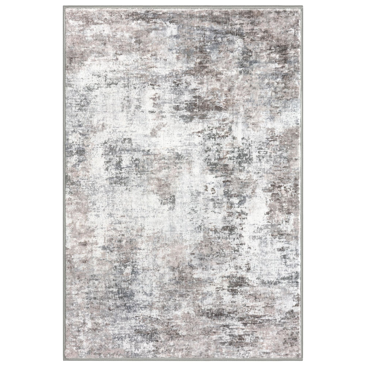 Lansny textured print foyer rug complements any decor style