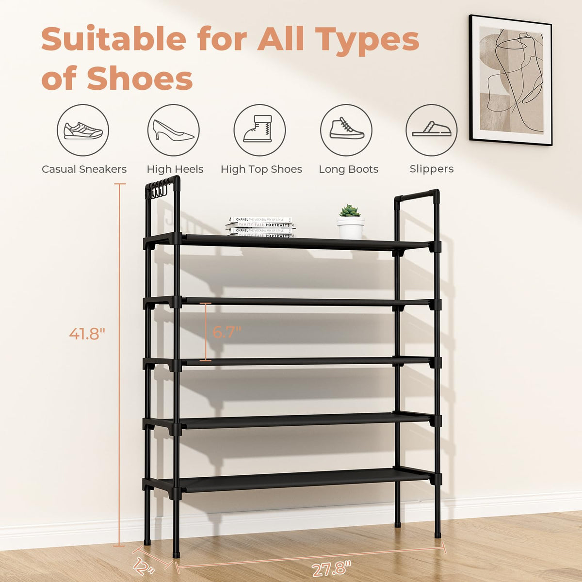 LANTEFUL assembly view demonstrates tool-free setup for quick rack assembly.