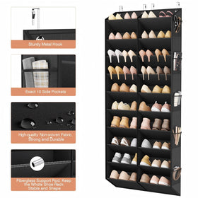 LANTEful behind-the-door setup saves floor space in a small entryway