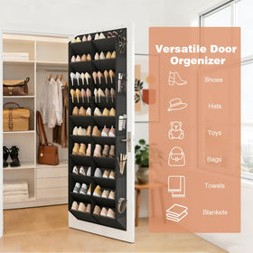 LANTEful closet transformation showing organized shoes and clear visibility