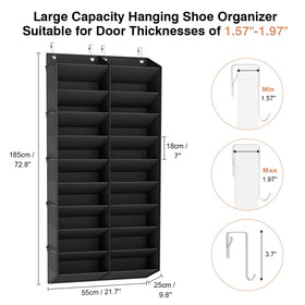 LANTEful large-pocket section holds sneakers and boots neatly organized