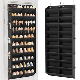 LANTEful over-the-door shoe organizer front view with 20 large pockets for easy access