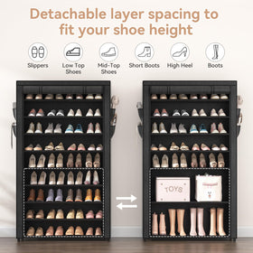 LANTEFUL large capacity rack stores up to 40-50 pairs of shoes