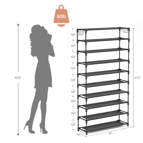 Sturdy waterproof fabric and metal pipes in LANTEFUL tall rack