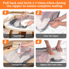 Larkeey transparent material for quick item identification at a glance.
