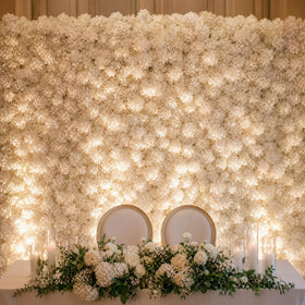 Larksilk ivory carnations with 3.5 inch blooms on 5 inch stems, ready to reuse across events