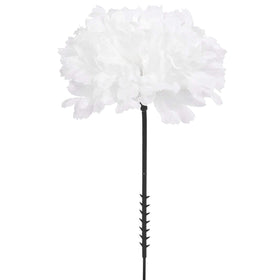 Larksilk red carnations with 3.5 inch blooms and 5 inch stems for bold decor