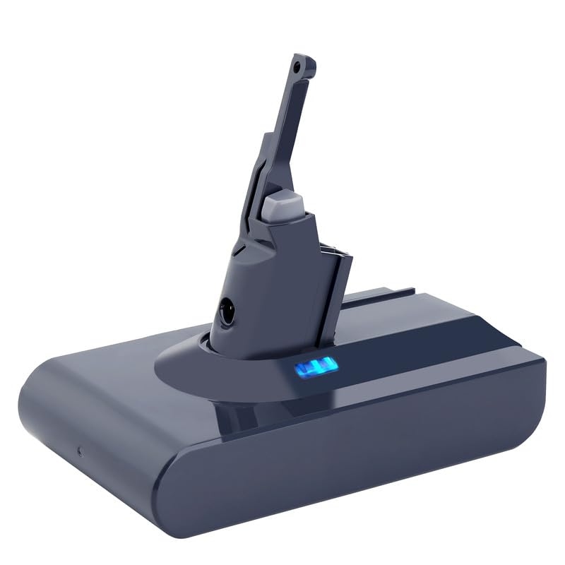 Lasica V8 battery LED indicators show remaining power for easy monitoring.