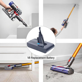 Lasica V8 battery long runtime supports thorough cleaning sessions.