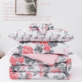 lasoftan Floral Queen pillowcases keep pillows pristine and stylish