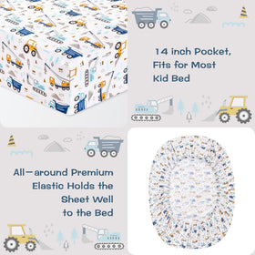 lasoftan kids sheet full set coordinated flat sheet and pillowcase enhance room decor