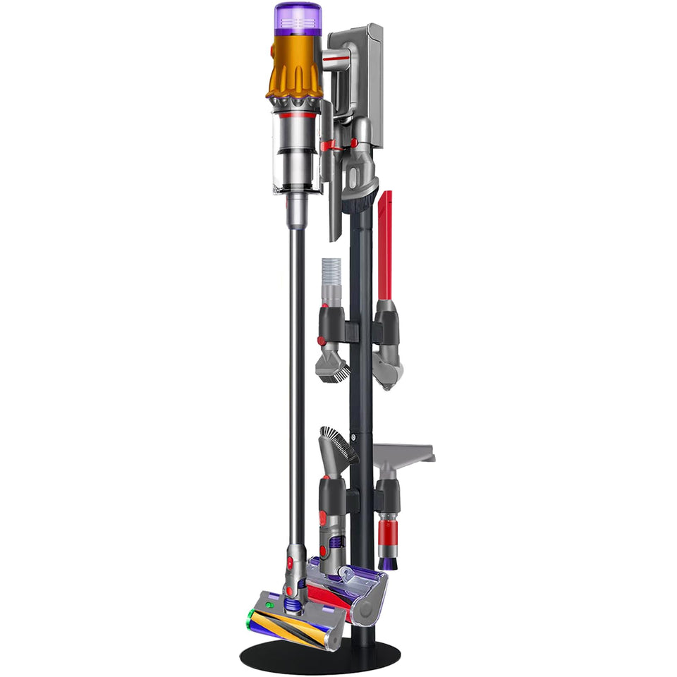 Lasvea vacuum stand compatible with Dyson V7–V15 models for organized storage