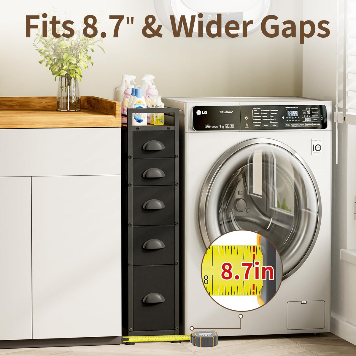 LASZOLA minimal-gap design reduces dust buildup