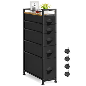 LASZOLA narrow dresser full view ideal for tight spaces