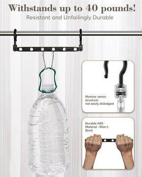 Latoxcaa 360 swivel design lets you reach clothes from any angle.