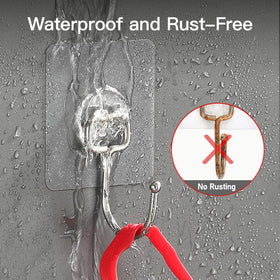 Latoxcaa self-adhesive traceless hook demonstrates easy installation and removal