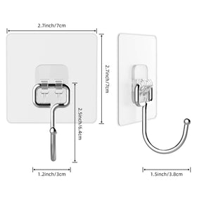 Latoxcaa transparent design wall mount blends with decor