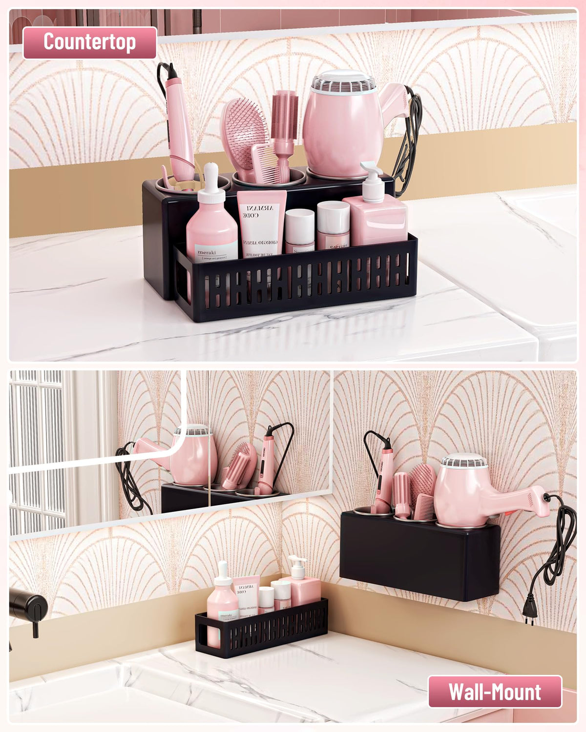LATTYSY versatile bathroom organizer for tools, cosmetics, and toiletries