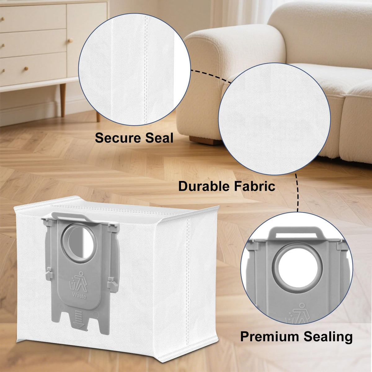 Laukowind compatible dust bag pack fits multiple Q-series models