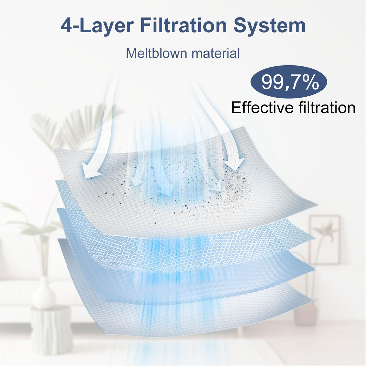 Laukowind easy-to-replace dust bag with hygienic handle