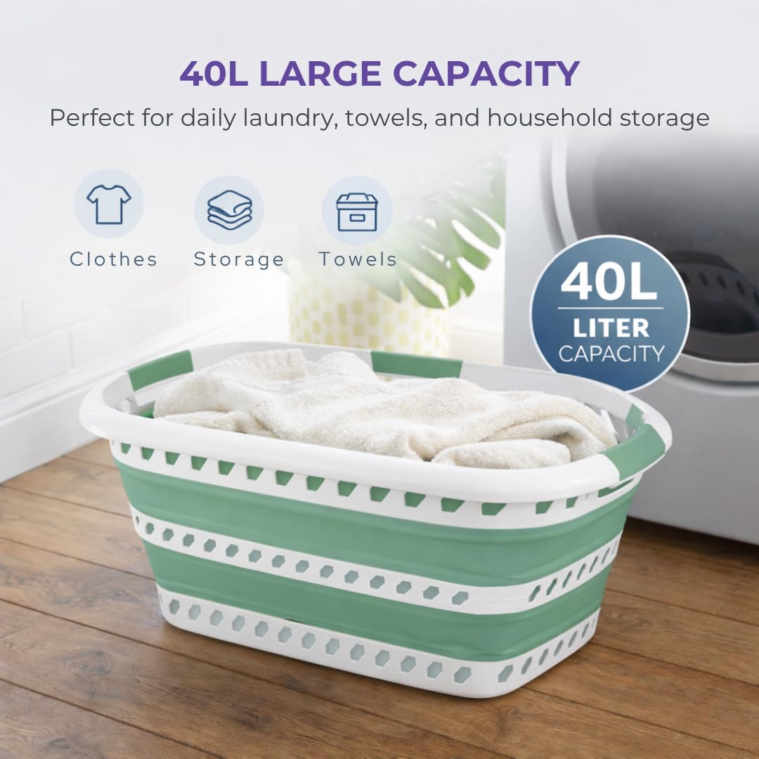 Laundry 360 durable polypropylene and TPR construction for lasting use
