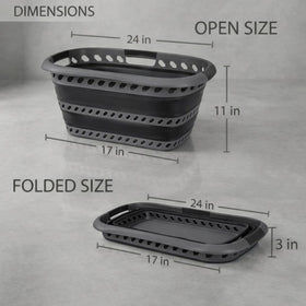 Laundry 360 grey and black finish complements any decor.