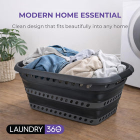 Laundry 360 versatile storage basket for clothes, toys, or household items.