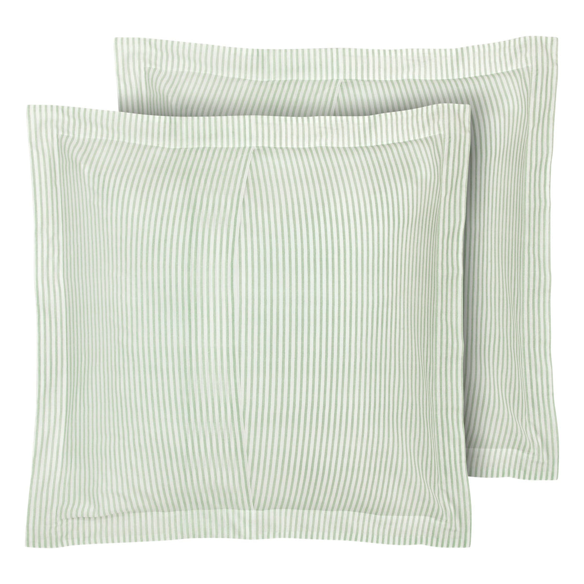 Laura Ashley euro sham fabric close-up shows soft cotton texture and breathable comfort.