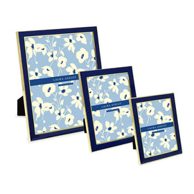Laura Ashley navy frame adds a touch of luxury to keepsakes.