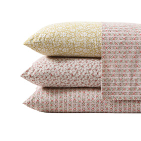 Laura Ashley Heirloom Disty Gold king sheets for everyday comfort.