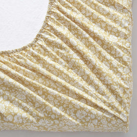 Laura Ashley Heirloom Disty Gold king pillowcases for restful sleep.