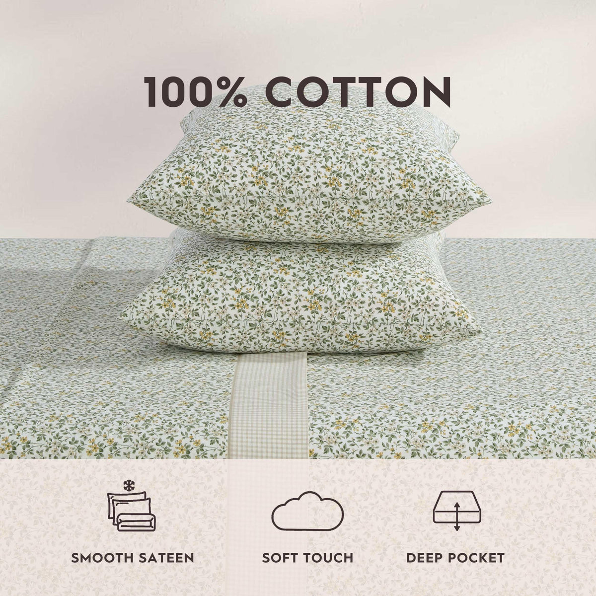 Laura Ashley Tierney Green packaging for easy at-home setup
