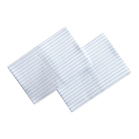 Laura Ashley Ramona Blue pillowcase 2-pack presented in a tidy display.