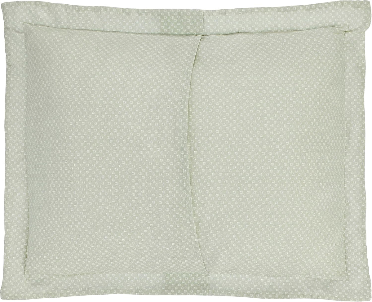Care label and easy-care instructions on quilt packaging