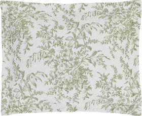 Soft drape and fabric detail of the Laura Ashley quilt